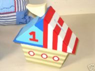 GISELA GRAHAM SAILING BOAT WOODEN MONEY BOX